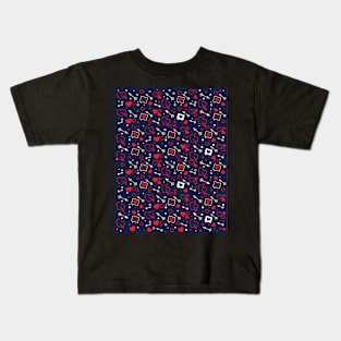 Heart Pattern Valentine's day Kids T-Shirt